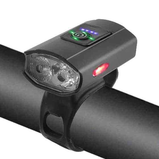 Водонепроникний велоліхтар 2285-2XPE, Фара для велосипеда з зарядкою, Фара на кермо велосипеда GH-91 Івано-Франківськ