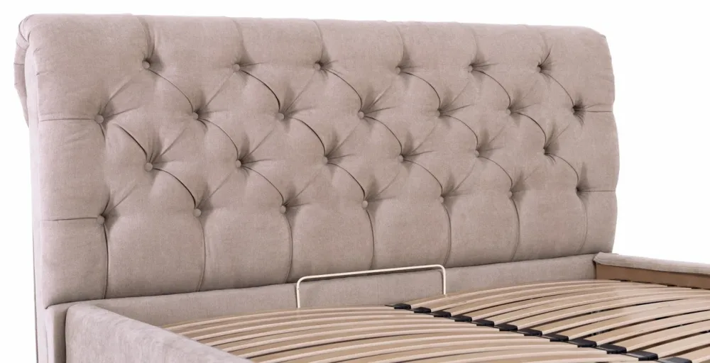 Кровать Двуспальная London Comfort 180 х 190 см Мисти Mocco С подъемным механизмом и нишей для белья Мокко Киев - изображение 6