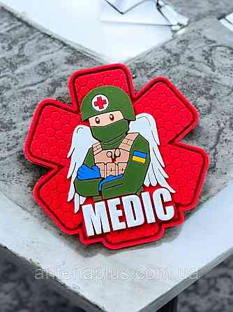«Medic» красный шеврон \ патч Киев
