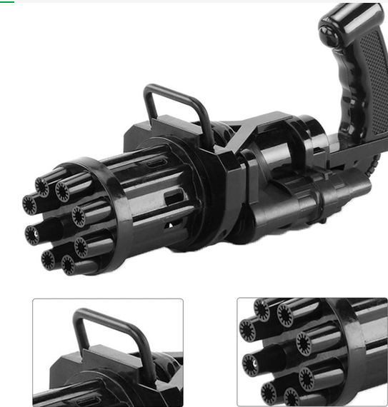 Пулемет с мыльными пузырями Миниган WJ 950 на батарейках 3АА от 3-х лет, с пузырьковым раствором 7934 Одесса - изображение 3