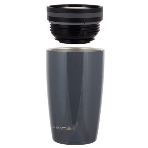 Термочашка 320мл нержавіюча сталь (графіт,синій,сірий) KAMILLE 2157 Житомир - изображение 10