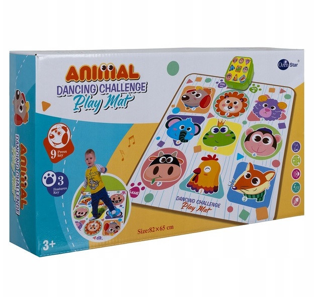 Интерактивный танцевальный коврик для детей 4 уровня игры Kruzzel (26547) Нововолынск - изображение 6