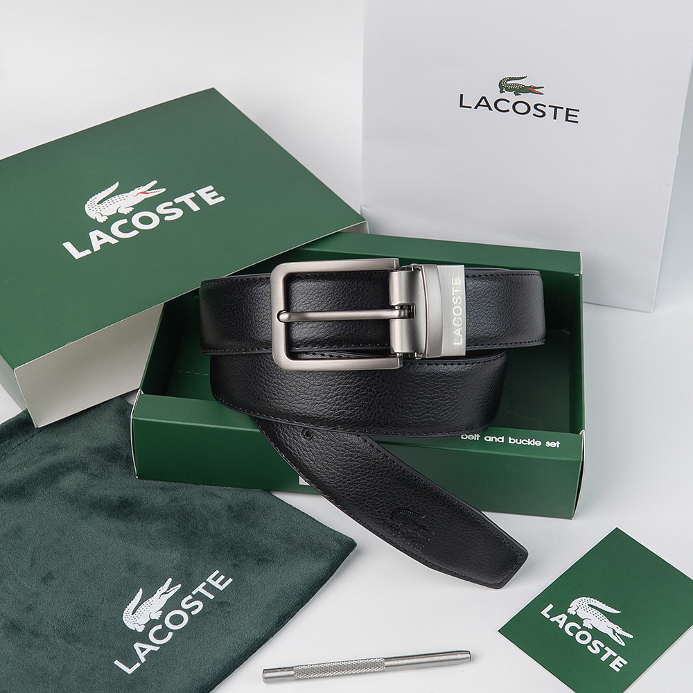 УЦЕНКА!!! Двусторонний ремень из натуральной кожи Lacoste (985) Киев - изображение 3