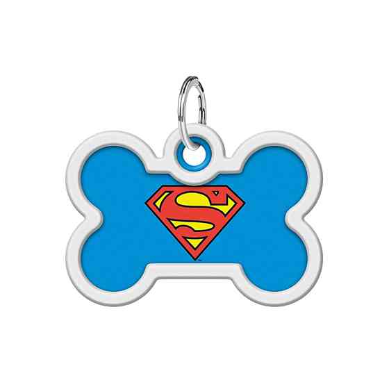 Адресник для собак и кошек металлический WAUDOG Smart ID с QR паспортом, рисунок 