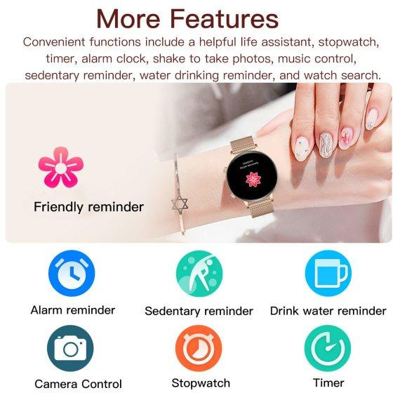 Годинник розумний наручний Smart Flower X Red (2 ремінці) Київ - фото 9