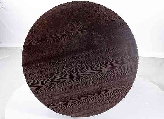 Журнальний столик TUCA темний горіх/чорний д.80 Днепр