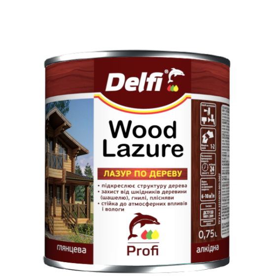 Лазур для дерева калужниця ТМ"Delfi" 0.75л Харків