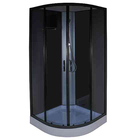 Душовий бокс півкруглий без даху SAN L90GBB BRAVO (3уп.) (000029100) Київ