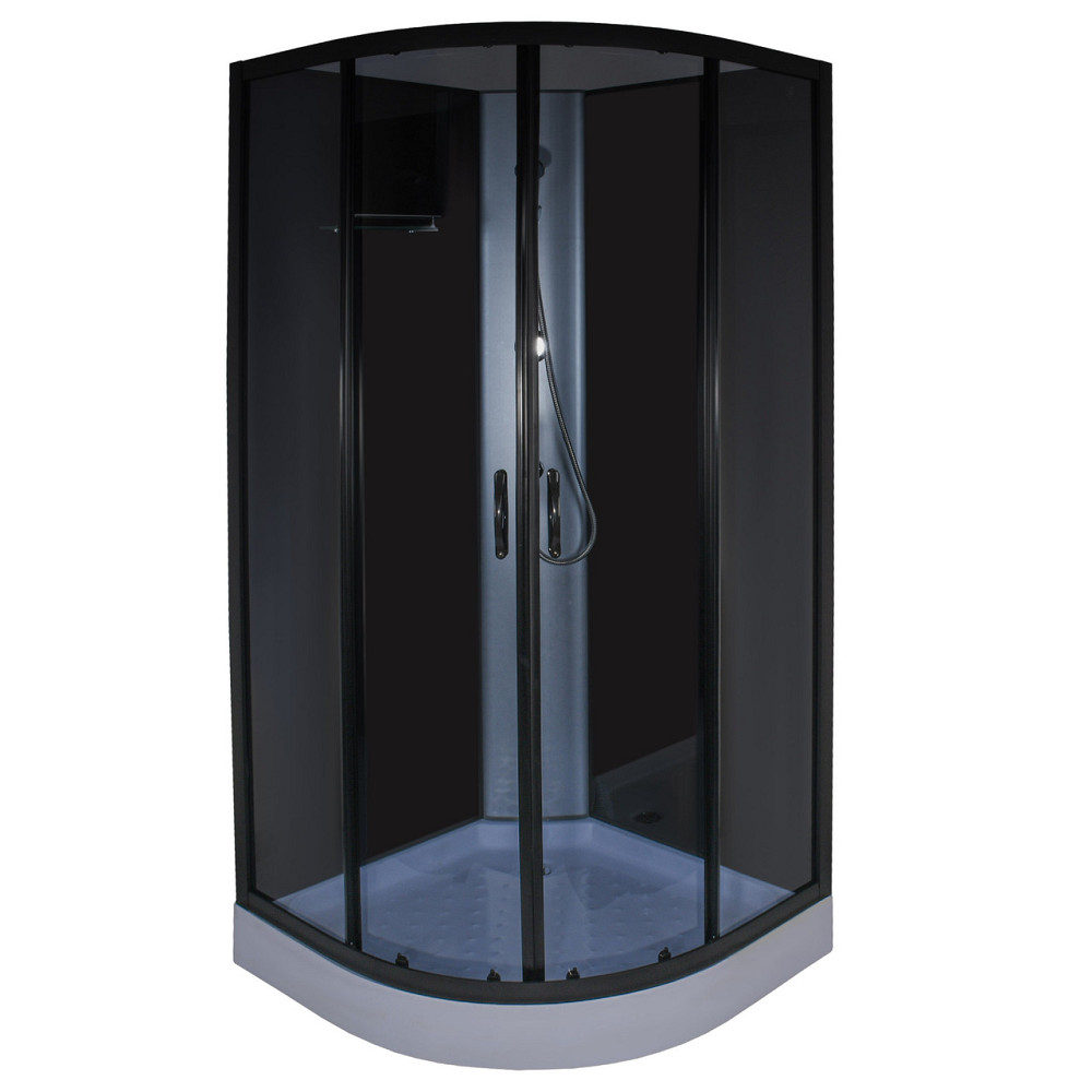 Душовий бокс півкруглий без даху SAN L90GBB BRAVO (3уп.) (000029100) Київ - фото 3