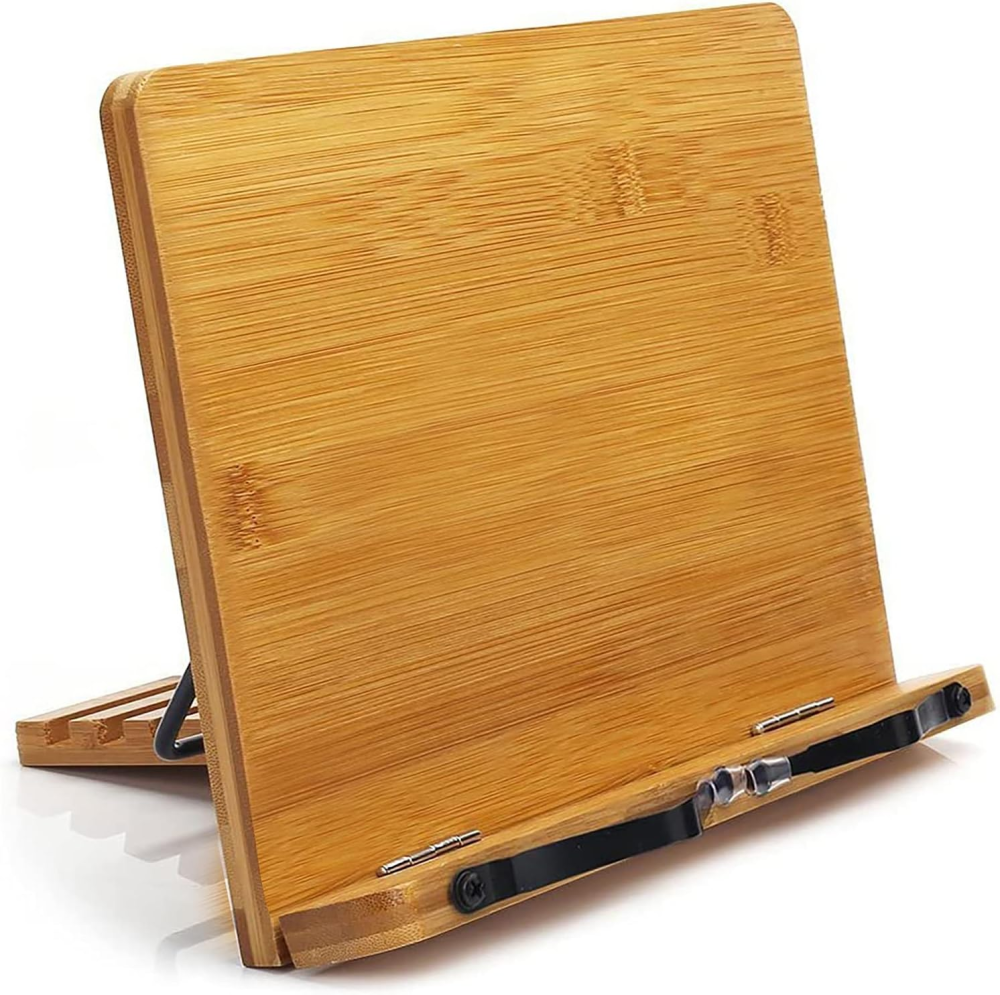 Бамбукова підставка для кулінарних книг BINSENI (Б клас) Луцьк - фото 1