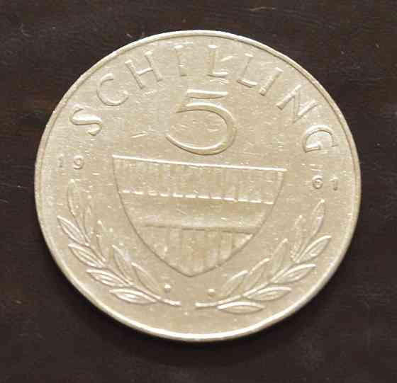 Австрія 5 шилінгів, 1961 рік Полтава