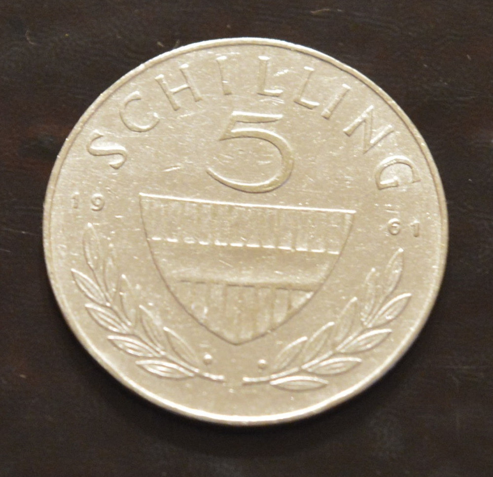 Австрія 5 шилінгів, 1961 рік Полтава - фото 1
