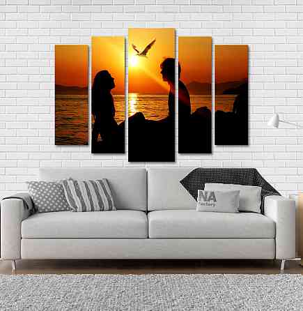 Модульна картина Пара Захід Art-165_5 Київ