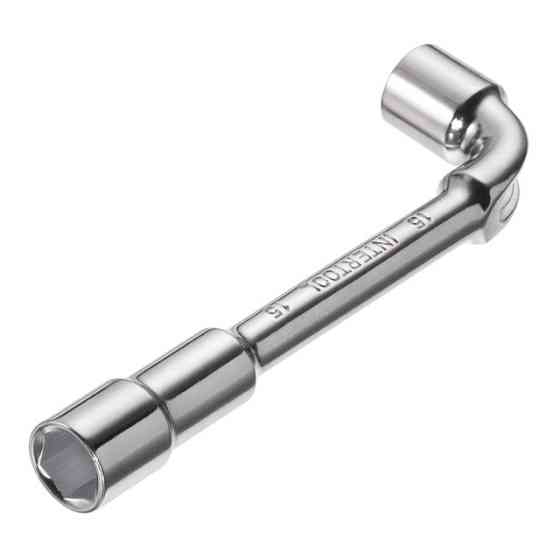 Ключ торцевий з отвором, L-подібний, 15 мм INTERTOOL HT-1615 Киев