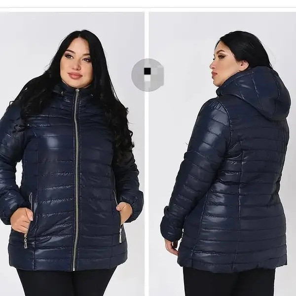 Жіноча подовжена демісезонна куртка великих розмірів. Курточка весна-осінь батал. 54-74р. Київ - фото 5