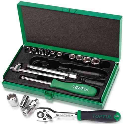 Набір інструменту в кейсі TOPTUL 1/4" 17ед. GCAD1701 Одеса