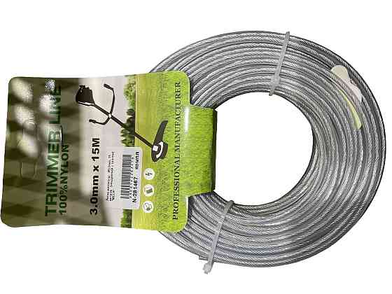 Лісочка мотокоси Ø3, см, 15 метрів (квадратна з тросом) Мукачево