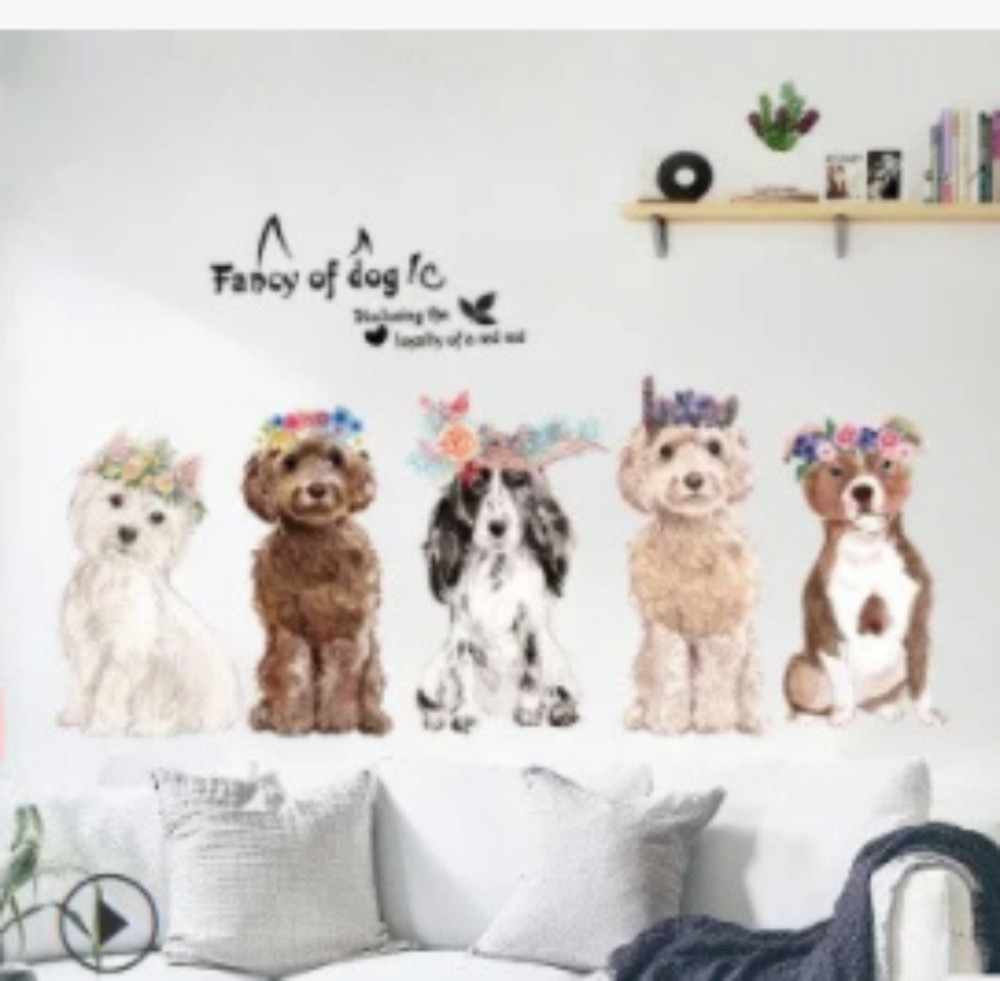 Декоративная наклейка Собачки Киев - изображение 1