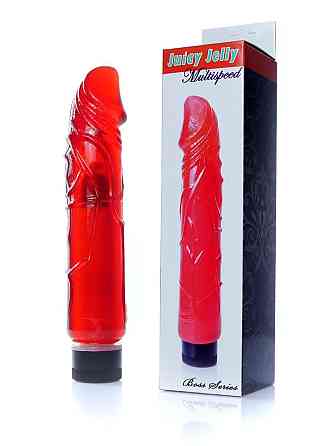 Вибратор Juicy Jelly Multispeed, КРАСНЫЙ Sex Aura Киев