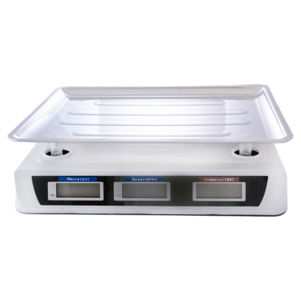 Торговые весы до 50 кг, со счетчиком цены, от сети и аккумулятора, DT 809 / Электронные весы / Настольные весы Киев - изображение 4
