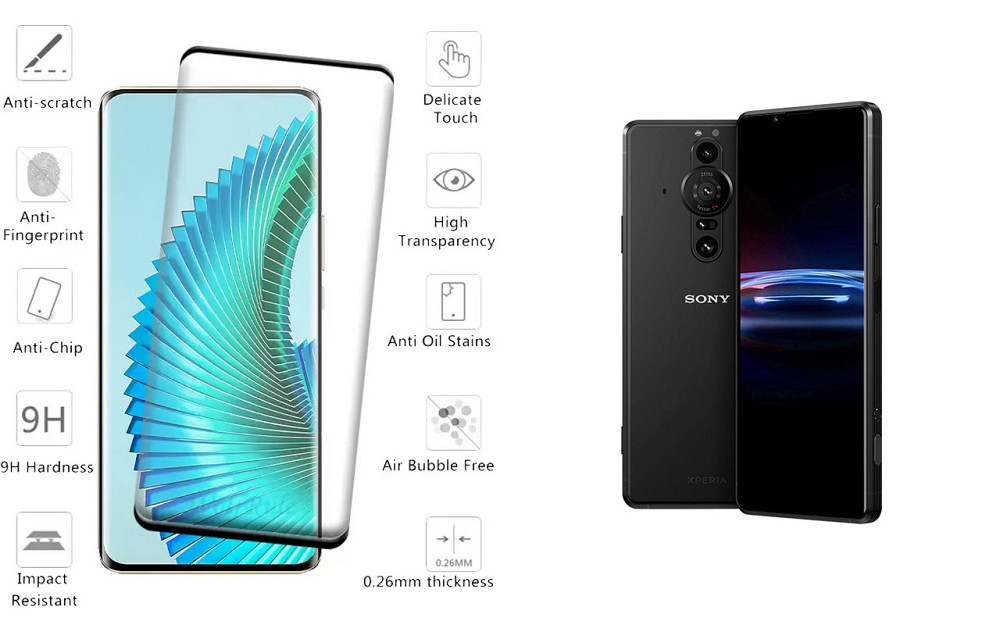 Захисне скло HyperGlass Pro для Sony Xperia Pro-1 – максимальна чутливість та захист Київ - фото 2