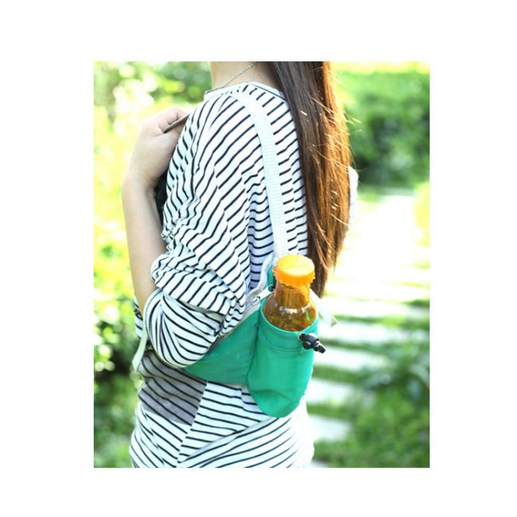 Сумка для бега с карманчиком для бутылки Sport (зеленая) Винница - изображение 1