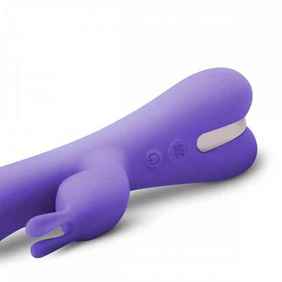 Вибратор-кролик Trix Good Vibes Only, силиконовый, фиолетовый, 22.5 см х 4 см Sex Aura Киев