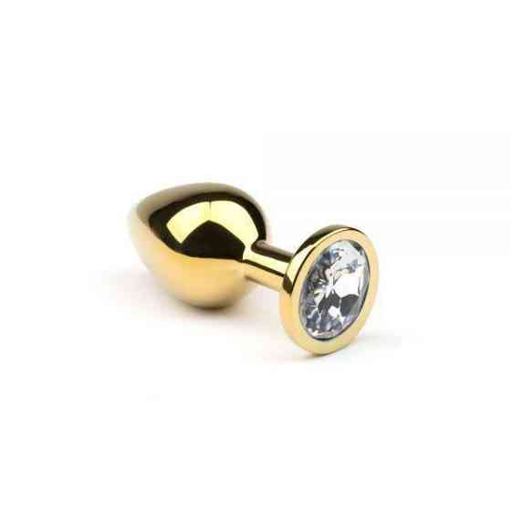 Анальна пробка зі стразом, Gold Diamond, M Sex Aura Київ