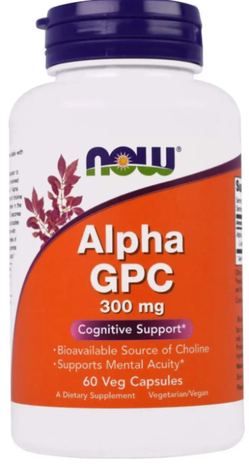 Альфа (глицерофосфохолин) Now Foods Alpha GPC 300 мг 60 вег капс Киев - изображение 1