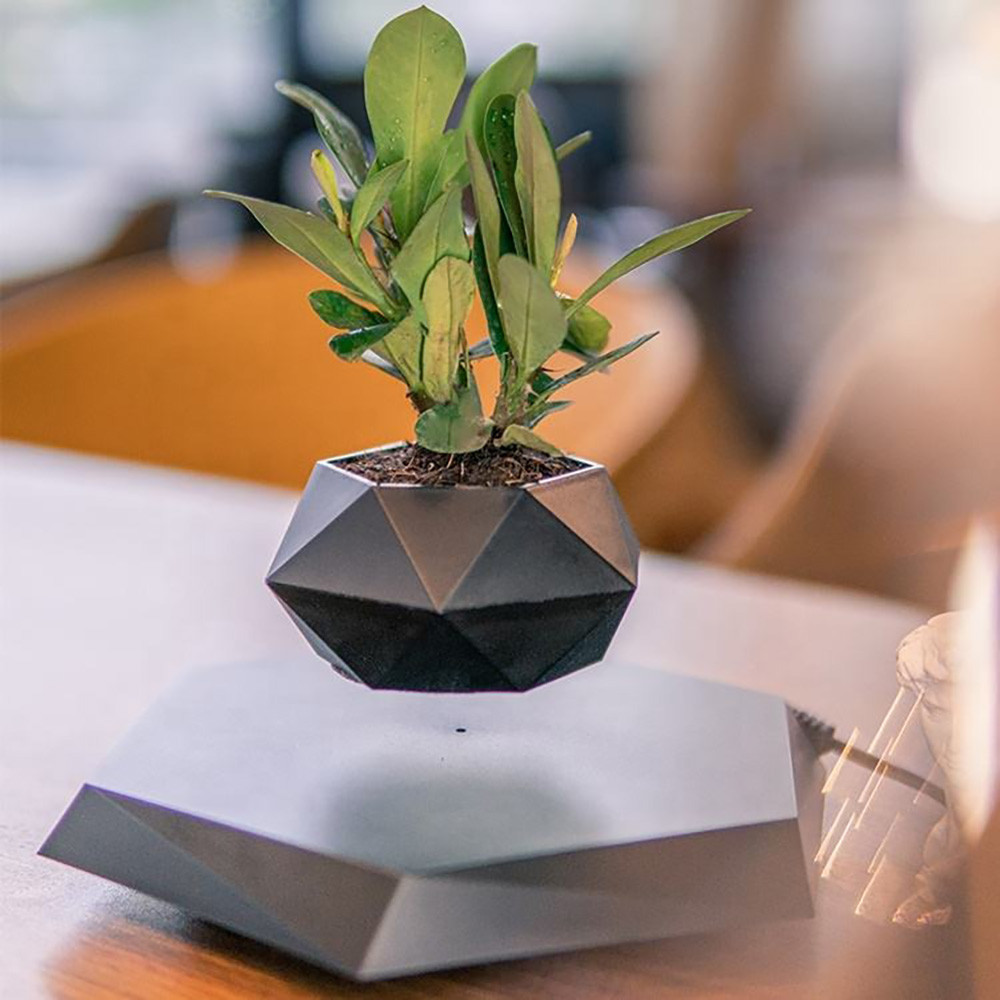 Магнитный левитационный горшок для растений HCNT Magnetic Levitating Pot M10-PZ1 Black Одесса - изображение 3