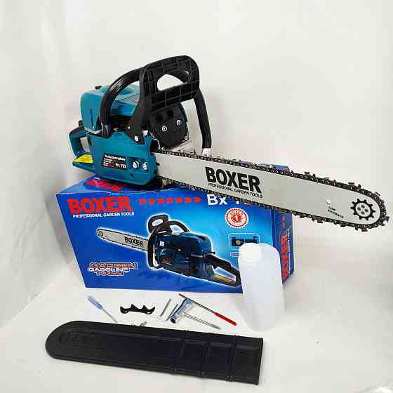 Бензопила Boxer BX-102 5,9 КВт З Двома Напрямними І Ланцюгами SK-72 Львів