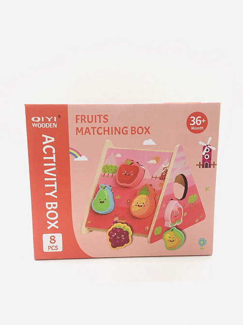 Куб логічний сортер вкладиш 8 елементів Вид 3 (C 61720) Чернігів - фото 1