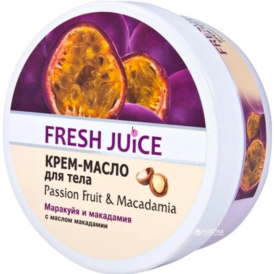 Масло для тела Fresh Juice Passion Fruit & Macadamia 225 мл (4823015936401) Винница - изображение 2
