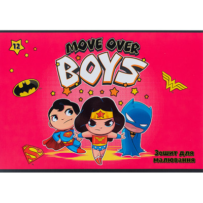 Альбом для рисования Kite DC Comics, 12 листов (DC24-241) Винница - изображение 5