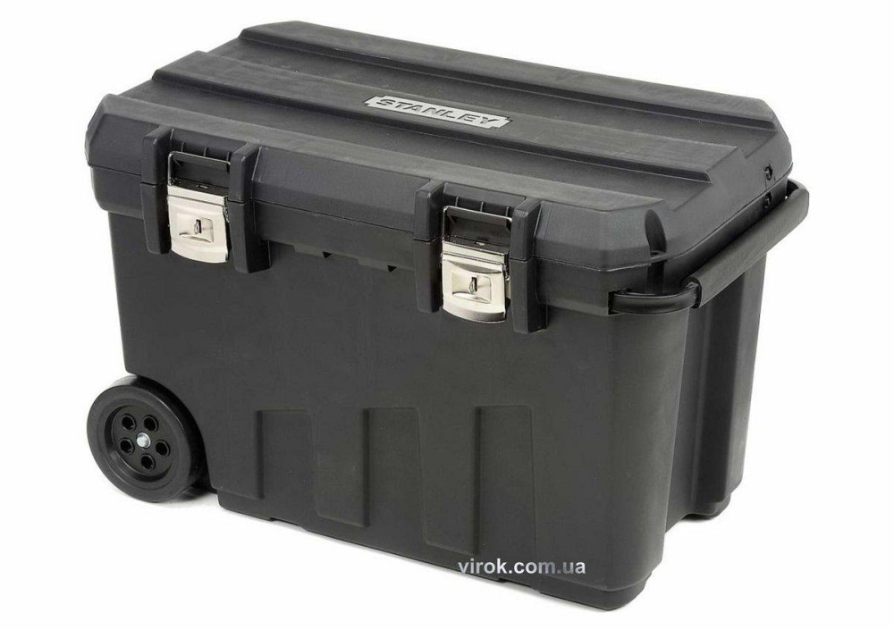 Ящик для інструменту STANLEY "Mobile Job C": пластиковий, 2 колеса, металеві замки, 768х 490х 476 мм Одеса - фото 1
