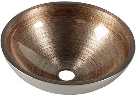 Раковина  Sapho Murano Wenge Szklana Miedź Srebrny 40x14cm AL5318-66 Киев - изображение 1