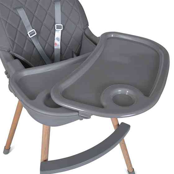 Стільчик для годування LUMI ME 1111 Gray екошкіра Вінниця