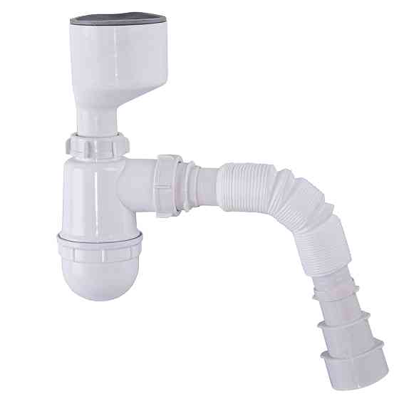 Сифон Waterstal  для пісуара 11/4 з манжетом D 50, з гофрою 40/50 P31009 Тернопіль