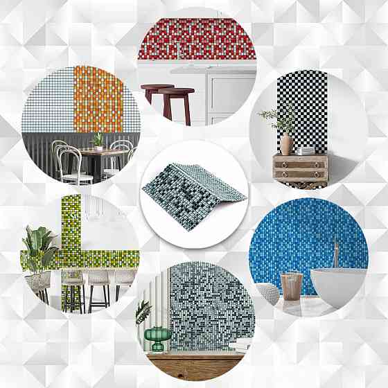 Мозаика зеркальная 298х298х4,5мм Серебро SW-00002371 Днепр