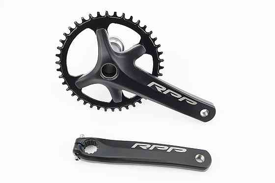 Шатуни "Hollowtech II" 170мм, 42T MTB+каретка PW-BB68+, інтегрована вісь 24мм, алюмінієві, чорні Київ