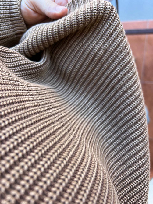 Светр жіночий A-N 875 варка в'язка оверсайз one size, шоколад, one size Київ - фото 12