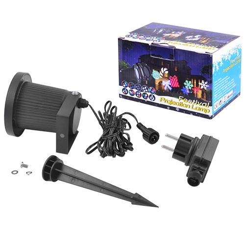 Лазер диско ліхтар новорічний 326-2 (12 зображень) проектор Вінниця - фото 2