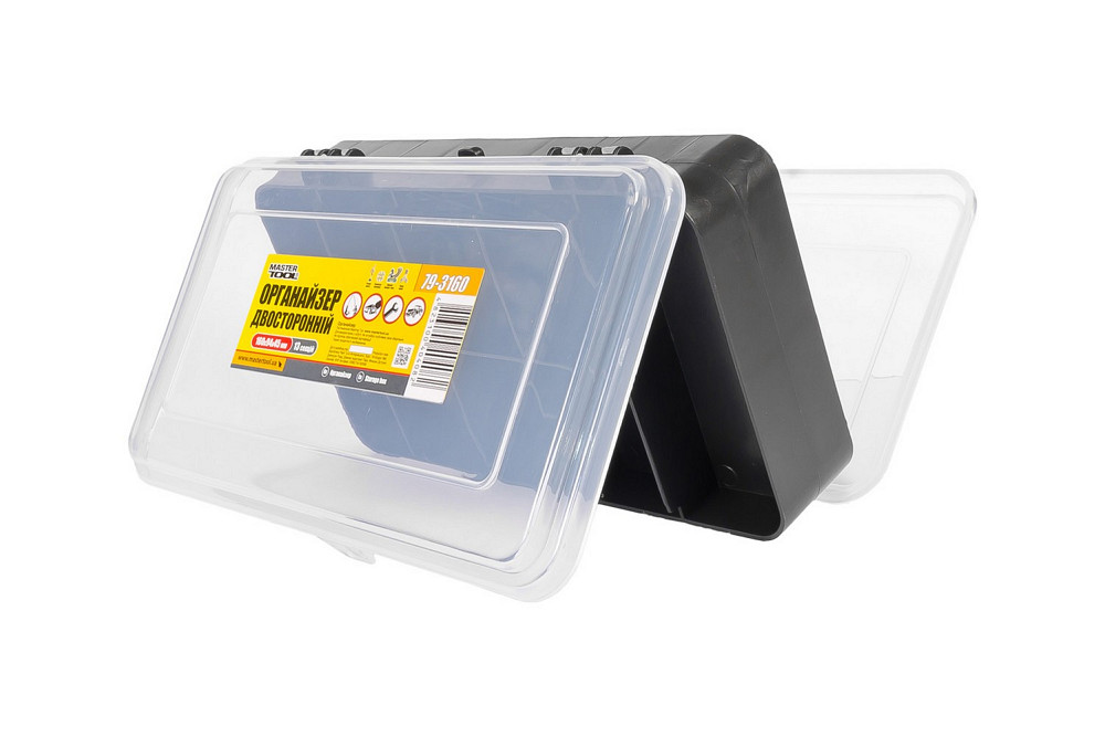 MASTERTOOL Органайзер двосторонній MASTERTOOL 6.3" 160х95х45 мм 13 секцій 79-3160 Коломыя - изображение 6