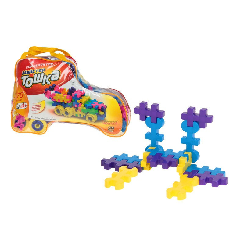 Дитячий конструктор «Майстер Тошка» 80044U, 276 деталей Вінниця - фото 1