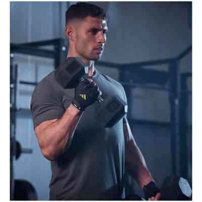 Перчатки для фитнеса Adidas Essential Training Gloves ADGB-15002GN чорний, зелений M (885652025966) Винница