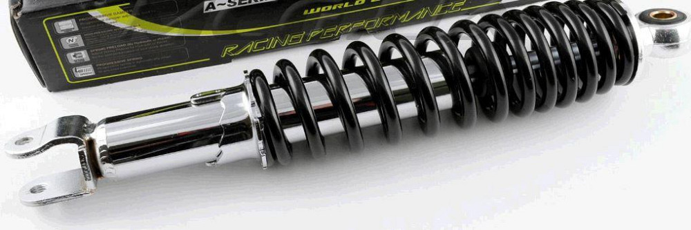 Амортизатор   GY6, DIO ZX, LEAD   32 см, регулируемый   (черный) Мукачево - изображение 1