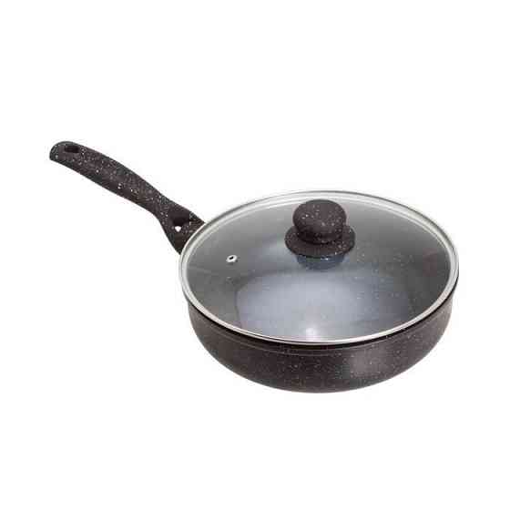 СКОВОРОДА С АНТИПРИГАРНЫМ ПОКРЫТИЕМ И КРЫШКОЙ Ø 30 СМ РОН (ШТ) 7552 ABA-OPT Одесса