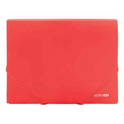 Папка на резинках Economix А4 фактура "бриллиант", красная (E31601-03) Винница