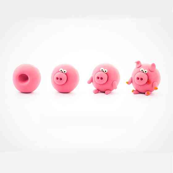 Набір самозатвердіючого пластиліну Порося ЛІПАКА 30045-UA01 Вінниця