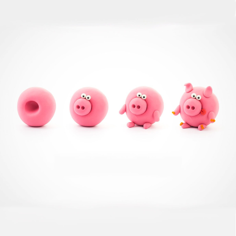 Набір самозатвердіючого пластиліну Порося ЛІПАКА 30045-UA01 Вінниця - фото 2